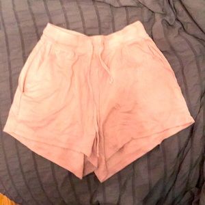 Super soft pink shorts